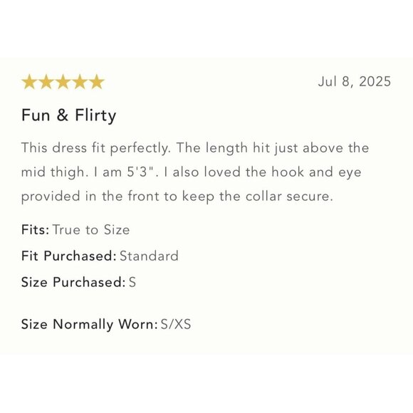 NWT Size S- Loverly Grey x Anthropologie The Somerset Mini Dress (NWT US$ 140) - Picture 9 of 16